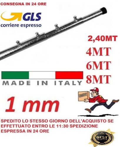 Palo antenna telescopico - palo, 2,40-